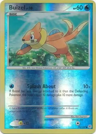 Diamond & Pearl Buizel #72/130 reverse holo